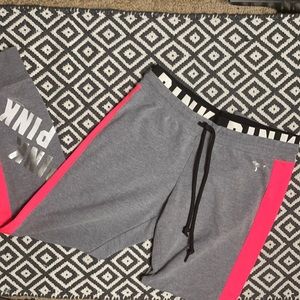 Pink Victoria’s Secret Medium Joggers